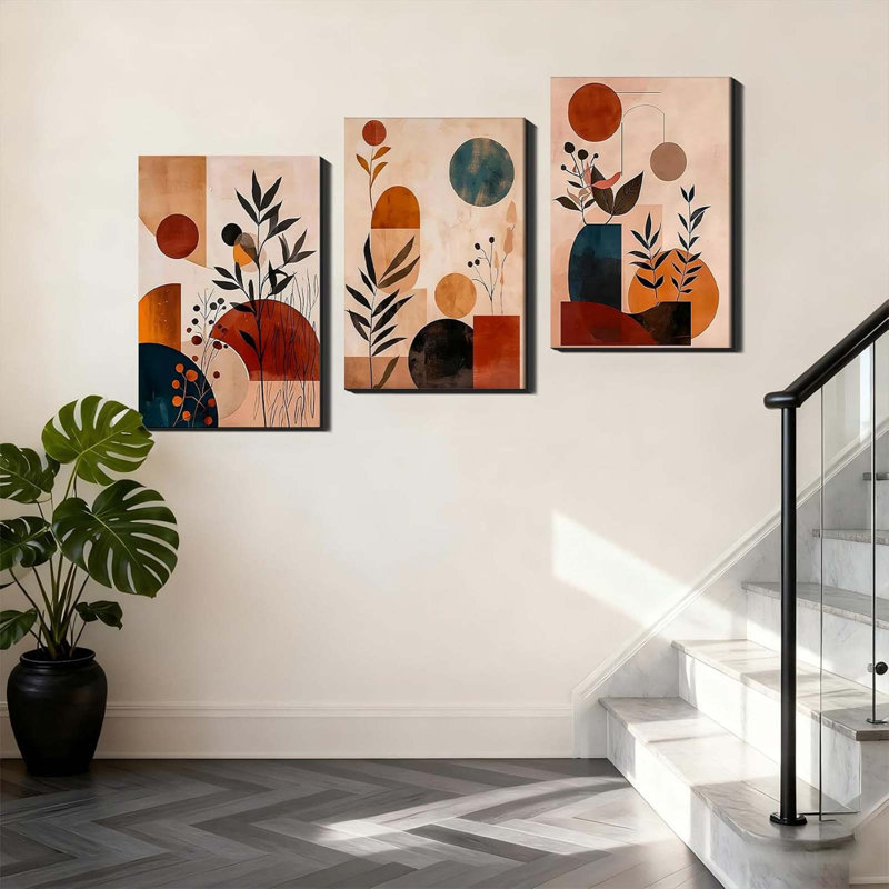 3 Piece Wrapped Canvas Wall Art