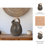 Decorative Terracotta Vase with Sculpted Form, Tilted Mouth, Matte Pottery Texture, and Woven Rattan Wrapped Handle for Textural Contrast and Handcrafted Visual Interest in Casual Home Accents-1884392258