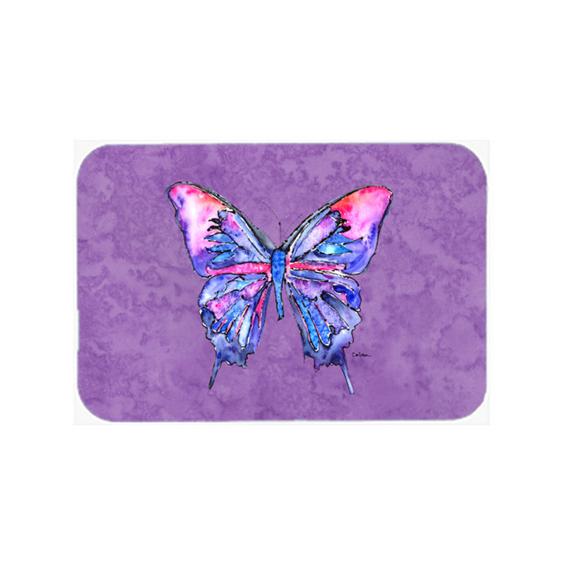 Planche à découper en verre Butterfly, Mauve