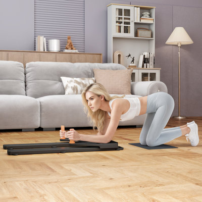 Pilates Board Pilates Reformer Machine Knee Pad Home Gym Black