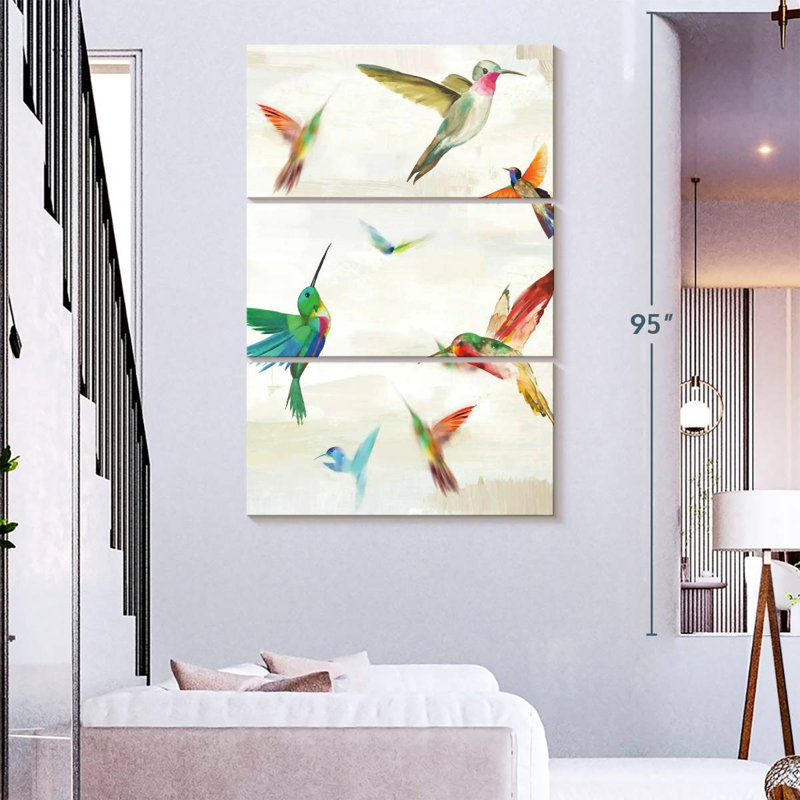 Brampt Humming I, 74" H x 48" W