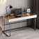 Home Office Desk,Power Outlet, Glass Top