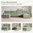 142" Modular Sectional Sofa-2111114220