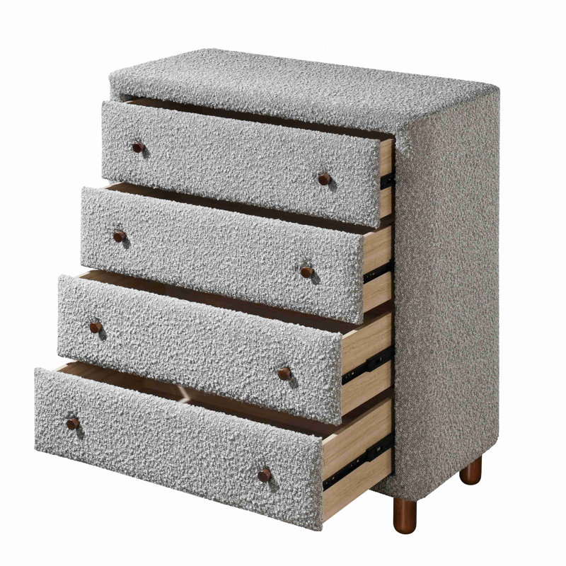 Commode rembourrée 4 tiroirs