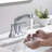 Stainless Steel Pull-out Spray Faucet - 3-hole  2 Handle  Cold And Hot Water Faucet-106871686