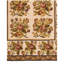 Flatweave Wool Floral Area Rug