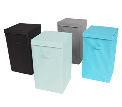 Tusk Fabric Laundry Hamper with Handles, Aqua