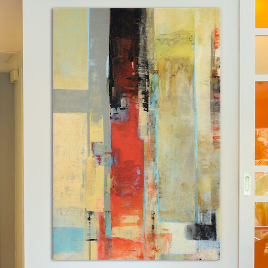 «30 Series Vertigo», peinture sur toile tendue, H 12 po x l 8 po x P 0,75 po, Toile tendue, Pas de tapis