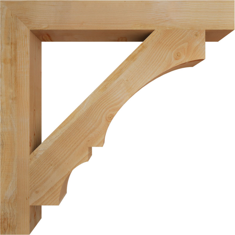Support de bloc Balboa, L 6 po x P 48 po x H 48 po, Sapin Douglas scié brut
