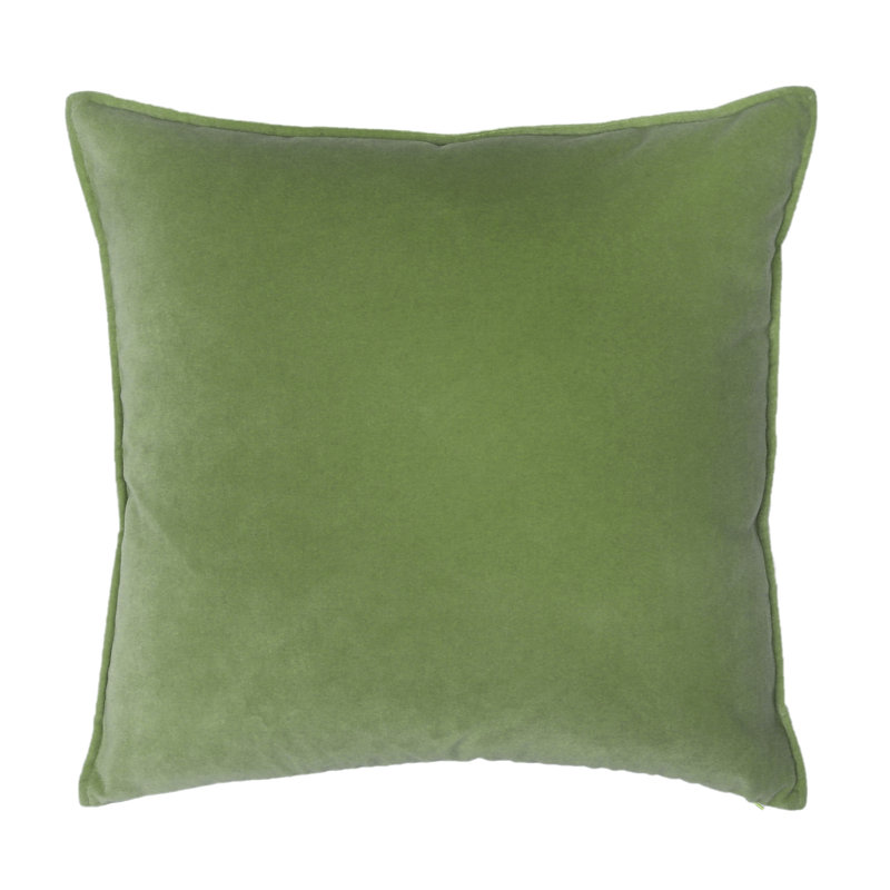 Franklin Washable Velvet Square Pillow Cover & Insert , Dublin, 22"H x 22"W