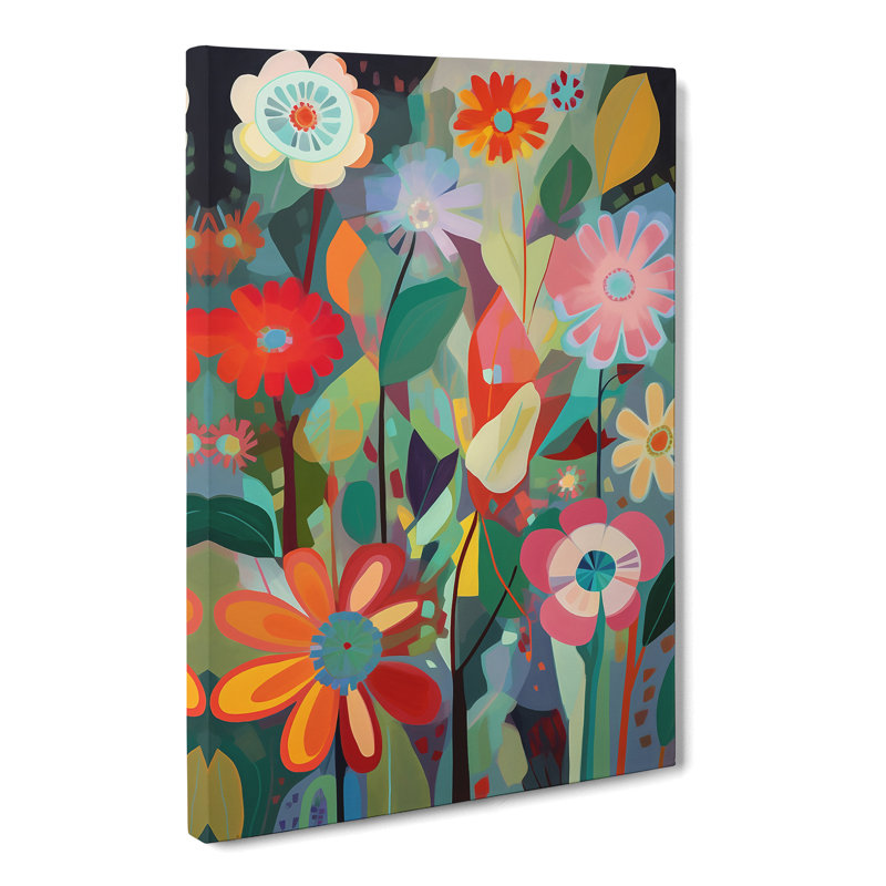 Belia Flowers Orphism Vol.2 - Wrapped Canvas, 50cm H x 35cm W x 3cm D
