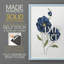 Coquelicots bleus - reproduction encadrée de qualité supérieure - prête à être accrochée - aucun clou requis - aucun clou requis-671805644-671805634