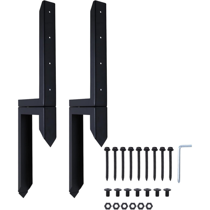 Fence Post Repair HONGKONGDISHUELECTRONICTECITED Black Iron Fence Post Repair Stakes