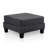 Luka Square Chenille Storage Ottoman-17537744