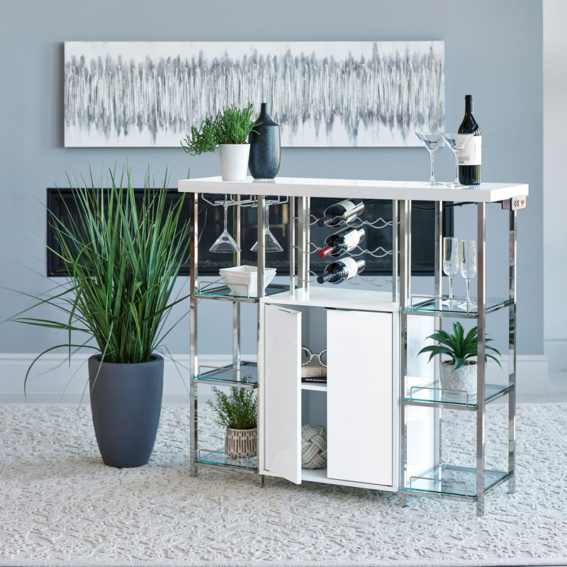 Maeliyah 47.25 " L Steel Bar Cabinet