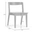 Chaise d'appoint en bois massif Ayslinn-183531086