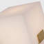 Covet 6" Rechargeable Accent Lamp in Alabaster and Antique-Burnished Brass