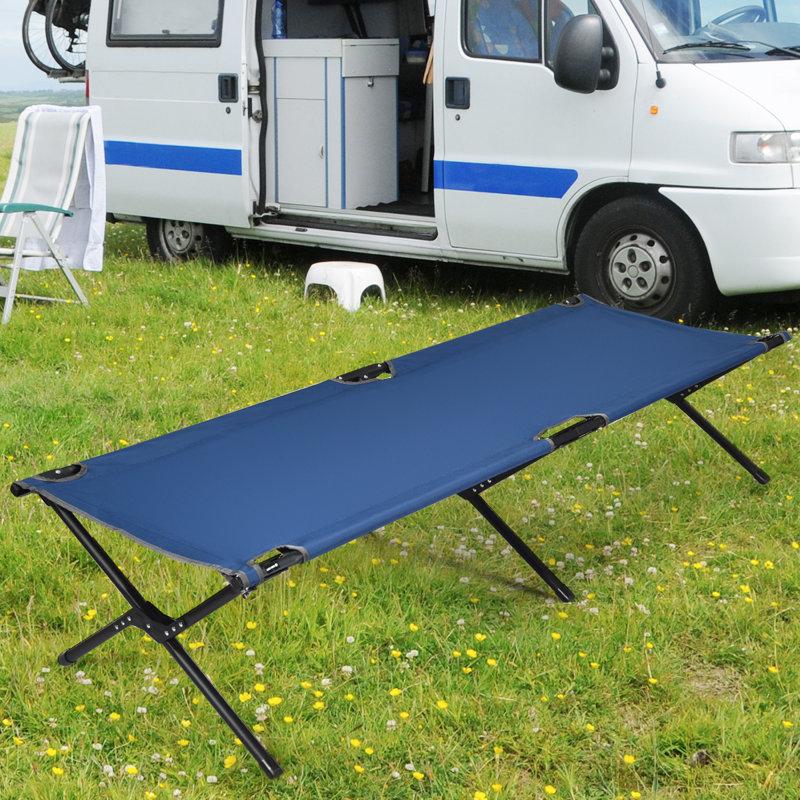 Aahron 67 cm Long Single Chaise, Blue