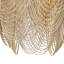 Extra Large Leather Fringe Flushmount Chandelier
