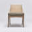 Delray 19'' H Upholstered Mahogany Armchair-90795099-91437504