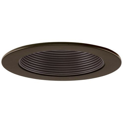 4'' Brown Baffle Recessed Trim