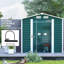 Outsunny 7 x 4ft Upgraded Metal Shed with Lock, Easy to Assemble-110443857