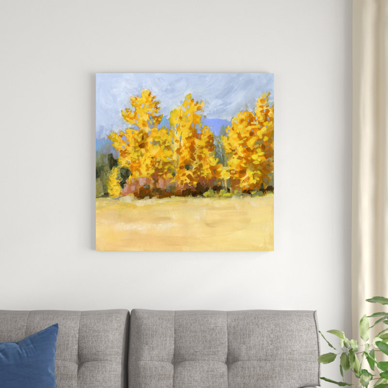 Golden Aspen Trees I, H 30 po x l 30 po