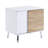Verux White High Gloss Finish End Table