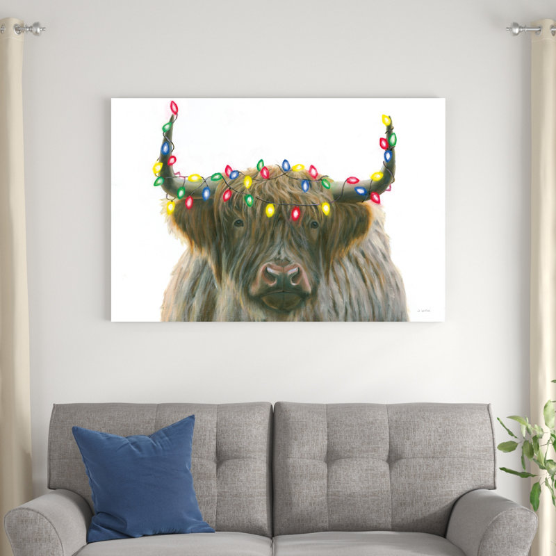 " Holiday Highlander Crop " by James Wiens, 32" H x 48" W