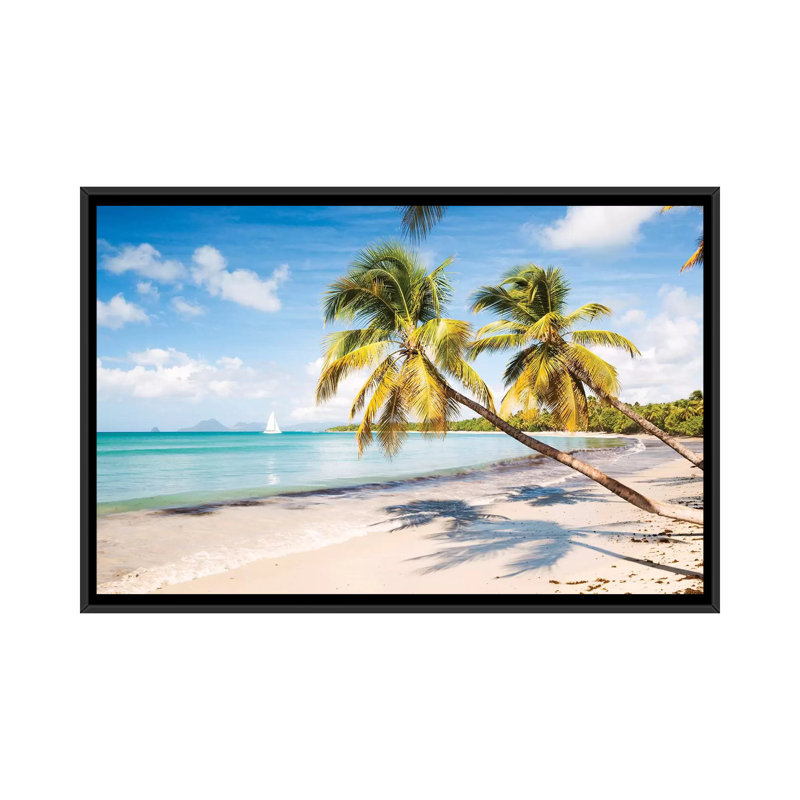 «Famous Les Salines Beach In Martinique, Caribbean» par Matteo Colombo, impression sur toile, H 18 po x l 26 po x p 1,5 po