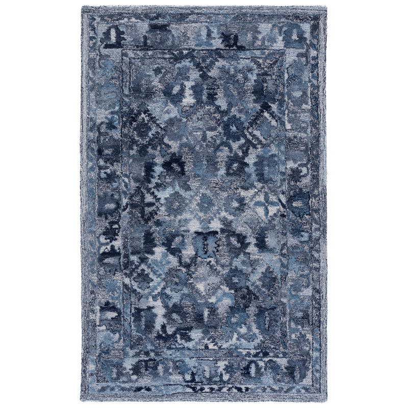 Comal 126 Area Rug In Navy, Rectangle 5' x 8'