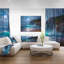 «Schafer Wave of Sea at the Full Moon», reproduction de photo sur toile tendue-416973564