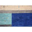 Tapis bleu et multicolore de haute qualité noué à la main-1492677608