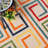 Vertex 100% Polypropylene High-Low Diamond Runner Rug-1331388331
