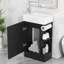Meuble-lavabo de salle de bain avec lavabo, meuble-lavabo avec tablette à deux niveaux, orienté vers la gauche ou vers la droite-1062097919