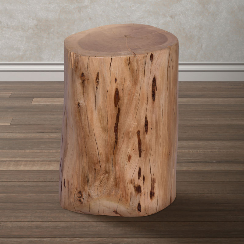 Earline Solid Wood End Table