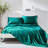 Deep Pocket Satin Sheet Set-1353182837-1353182836