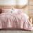 Bedsure Bed in a Bag - Reversible Flroal & Plant Pattern Printed with Comforters, Sheets, Pillowcases & Shams-110389529