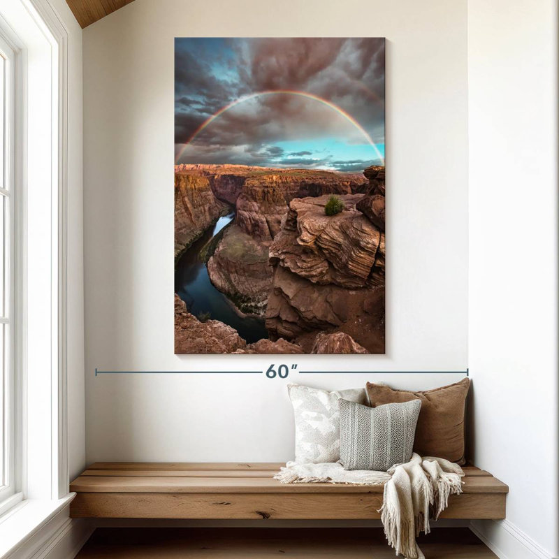 Alvord Horseshoe Bend Rainbow, H 51 po x l 34 po