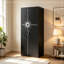 Armoire de bureau avec verrou d'empreinte digitale