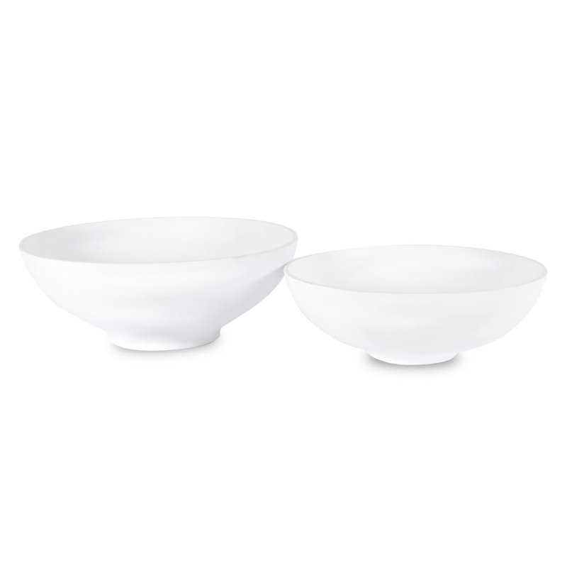 Pot de fleurs en Fiberstone Smithsburg, Blanc, H 4,75 po x l 12,5 po x P 12,5 po