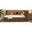 Full Size Wood Daybed With Storage Shelves, USB, LED, And Trundle, Antique Wood Color-1798826049