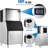 Gaomon 350 Lb. Daily Production Cube Ice Freestanding Ice Maker