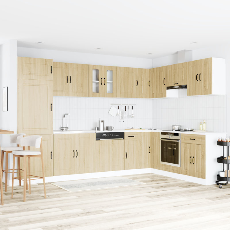 Kalmar Kitchen Cabinet Kalmar, Sonoma Oak