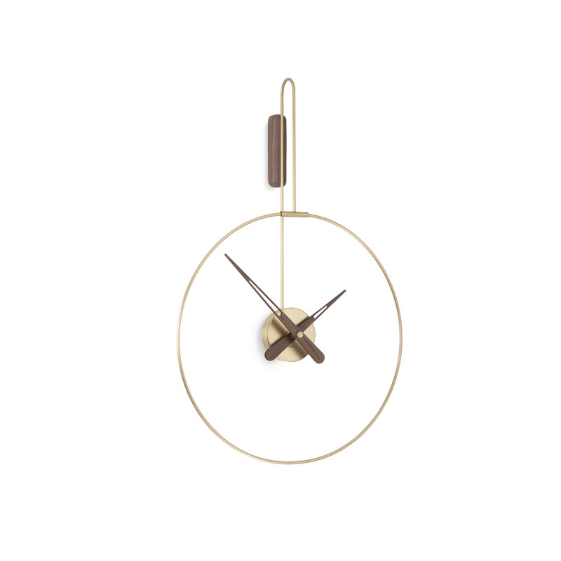 Metal Wall Clock, Polished