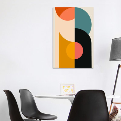 Minimaliste géométrique IV - reproduction d'art murale - toile tendue