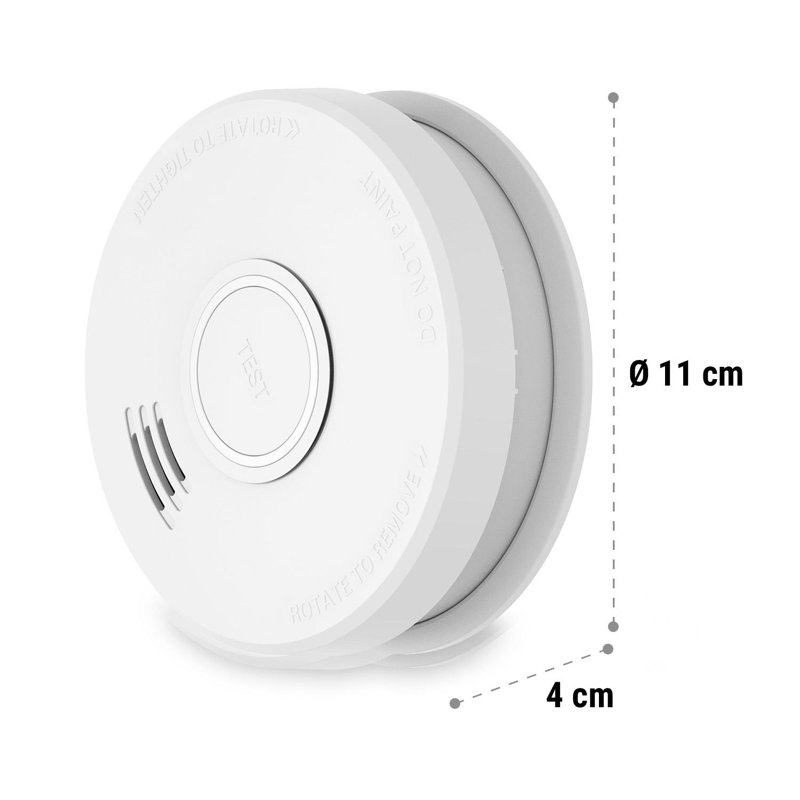 OneConcept Wall Mounted Smoke Detector