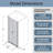 26-27.5 In.w X 68 In.h Pivot Frameless Shower Door With Sgcc Certified Glass-137647555