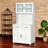 Kitchen Pantry Freestanding Storage Cabinet
