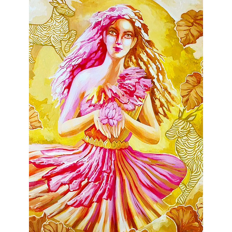 Culte - Source de vie | Acrylique sur toile | Par Sonali S Iyengar
